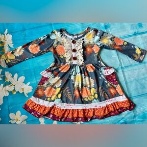 Sweet Girls Boutique Fall Dress. 2T